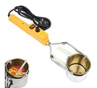 Pot de fusion portable pour plomb - 150-450 ℃ - Creuset de soudure portable avec capacité de 500/3000 g - Outil de soudure électrique de 3 à 8 minutes pour faire fondre de l'étain, de la colle au