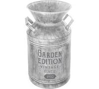 Pot à lait métal gris H37cm - Atmosphera Créateur d'intérieur