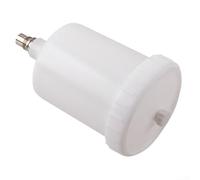 Pot de peinture HVLP en plastique compatible avec connecteur de jet de pulvérisation SATA pour modèle A4 Blanc
