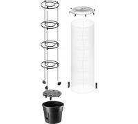 Pot de plantation pour tomates - Bac à plantes - Volume 12 L - Set avec couvercle