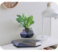 Pot de plantes flottant avec technologie Maglev - Pot de bonsaï décoratif pour la maison et le bureau