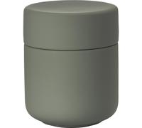 Pot de rangement avec couvercle UME 10 cm, vert olive, céramique, Zone Denmark