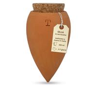 Pot de terre cuite pour irrigation, 250 ml, fabriqué à la main, naturel