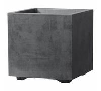 Pot Deroma Anthracite 25 cm Plastique Carré Seau Ø 25 cm
