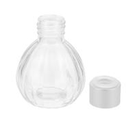 Pot Diffuseur Citrouille 100ml en Verre Transparent, Flacon Décoratif | Ouverture Large, Format Léger, pour Fleurs Miniatures, Présents et Occasions Spéciales Couleur Aléatoire