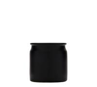 Pot en grès 160 ml, céramique, noir, ouverture : liège