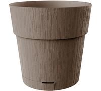 POT ETHICA 40 cm pot de fleur taupe avec réserve d'eau 2 L