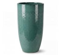 Pot grande taille d'extérieur EIFFEL 47x92cm brume de jade, fait main en terre cuite émaillée, résistant au gel