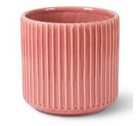 Pot grande taille d'extérieur LONDON 35x33cm Rose, en terre cuite émaillée