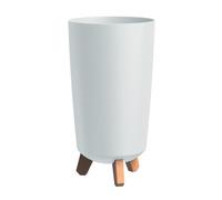 Pot Haut avec Pieds Gracia TUBUS Slim Blanc, 19,5 x 19,5 x 36,5 cm