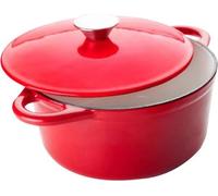 Pot Ibili-Cocotte, en fonte émaillée, 24 x 11,5 cm, rouge