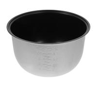 Pot Intérieur pour Autocuiseur Électrique 4l, Alliage D'aluminium | Remplacement de Cuve Intérieure, Design Échelle, Argenté, Accessoire Inclus, Simple et Soigné