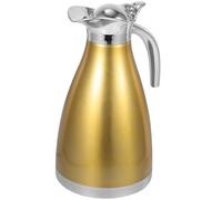 Pot Isotherme en Acier Inoxydable 1,5 L à Double Paroi pour Maison | Service en Grosse Quantité, Intérieur Facile à Nettoyer, Usage Bureau Cuisine, pour Eau Chaude et Jus