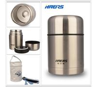 Pot isotherme - HAERS - 600 ml - Acier inox 304 & PP - Isolation 12-24 h