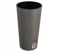 Pot KADAX avec insert, pot, plastique, 30 cm, gris