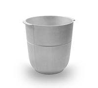 Pot Linea N°1, haut Korbo gris, Designer Monica Förster, 50.7 cm