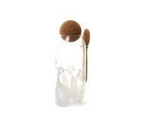 Pot Luisa avec bouchon et cuillère 25,5 cm - - Transparent - Verre
