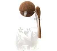 Pot Luisa avec bouchon et cuillère 29 cm - - Transparent - Verre