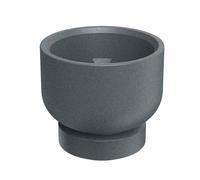 Pot Molta Base Ronde Charbon Ø40 x 33 avec réservoir