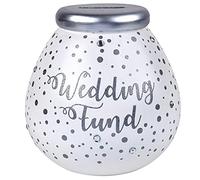 Pot of Dreams Tirelire en céramique Peinte à la Main Save and Smash Peinte à la Main | Eco Freindly & Recyclable | Cadeau décoratif pour Mariage et Lune de Miel | Taille Unique