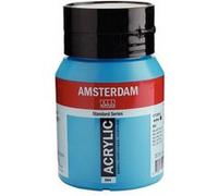 Royal Talens Amsterdam – Pot peinture acrylique Amsterdam Standard Series – Bleu brillant 500 ml
