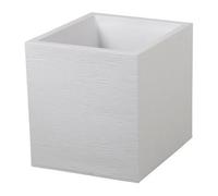 Pot Plastique Carré Blanc Graphit 31 39 X 39 X 43