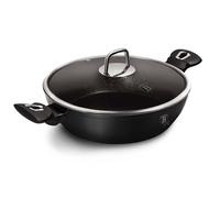 Pot plat - Berlingerhaus BH-1850 - 28cm - 3 8l - Triple revêtement de granit