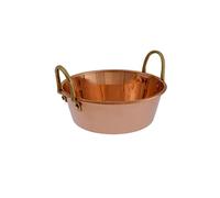 Pot, Pöele de confiture - cuivre et laiton, diamètre: 16 cm