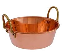 Pot, Pöele de confiture - cuivre et laiton, diamètre: 16 cm