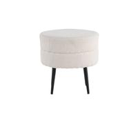 Pot pouf Ø40cm blanc.