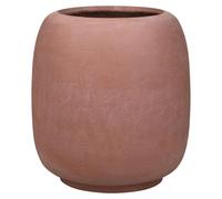 Pot pour plante d'intérieur Rebecca Mobili Azalyn 37 x 32,5 x 32,5 cm, brun moka, oxyde de magnésium, style moderne