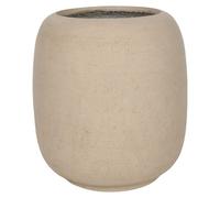 Pot pour plante d'intérieur Rebecca Mobili Heliosa 37 x 32,5 x 32,5 cm, beige, oxyde de magnésium, style moderne