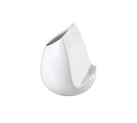 - Pot pour ustensiles de cuisine et support tablette - Céramique - Blanc