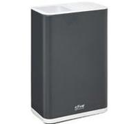 Pot range-couverts 2 en 1 - L 16.6 x l 10 x H 23.7 cm - Gris