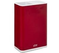 Pot range-couverts 2 en 1 - L 16.6 x l 10 x H 23.7 cm - Rouge