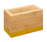 Pot Range-Couverts Bambou ""Modern"" 18cm Moutarde