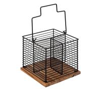 Pot Range-Couverts en Métal Mauro 29cm Noir
