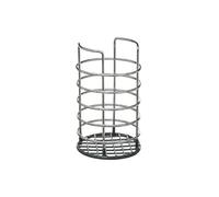 Pot Range-Couverts Métal Chromé Gris