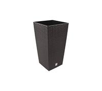 Pot Rato 11,4 litres avec insert 20 x 20 x 37,6 cm en couleur ocre foncé