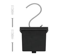 Pot réglable pour avec couvercles et crochet panier vertical | Vase hydroponique d'intérieur pour fenêtre, chambre, dortoir, bureau, plan de travail