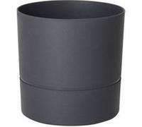 Pot Rond Polypropylène Aquaduo Diam.19.3 Cm Gris Anthracite G