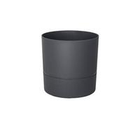 Pot Rond Polypropylène Aquaduo Diam.24.3 Cm Gris Anthracite