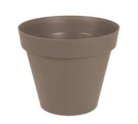 Pot Rond Taupe - Diamètre 80 Cm - 170 Litres - Toscane 13623 Eda Plastiques