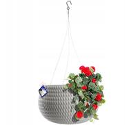 KADAX Pot suspendu, porte-plantes avec chaîne et crochet, pot de plante suspendu pour fleurs grimpantes, pot extérieur avec insert, protection des plantes pour usage intérieur et extérieur (taille Ø