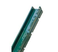 Poteau à sceller en H 4pcs vert 1m60 pour grillage rigide
