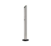 Poteau Cendrier Cylindrique Acier Inoxydable