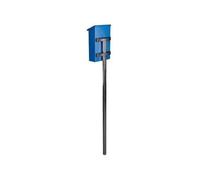 Perel Poteau de boîte aux lettres - Inox - Support montage inclus - 150 cm