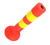 Poteau de Délimitation Base, Cône Jaune PU pour Garage | Design Simple et Élégant, Protection Fiable les Collisions, Guidage en Circulation, Usage Parking