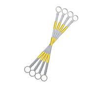 Poteau de démarcation télescopique de 1,2 à 2 m - Ensemble de 4 Barres de cônes de signalisation Flexibles en PVC, barrière de sécurité Extensible pour l'entraînement Sportif et Le contrôle