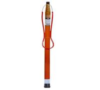 Poteau De Sauvetage En Mer Lac Avec Extension | Crochet de Sauvetage for Bateaux et Yachts, Bande Réfléchissante et Bande Lumineuse,Orange,6.5m